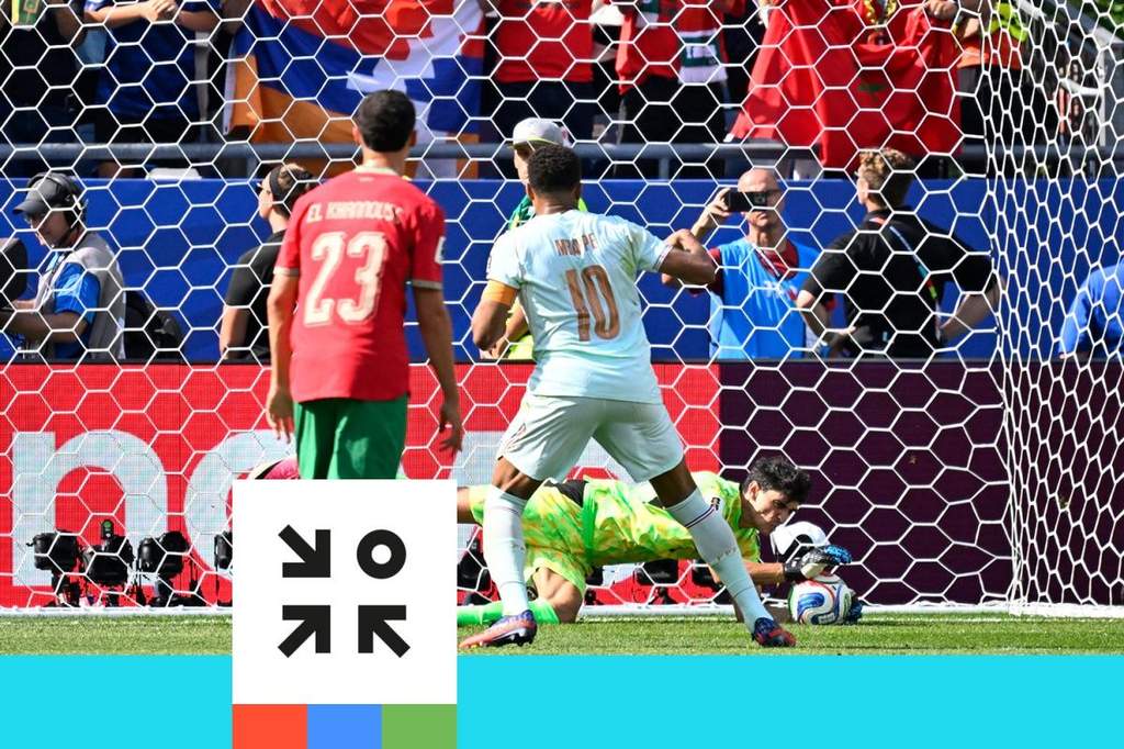Kylian Mbappe bersiap mengeksekusi penalti di Piala Dunia 2026.