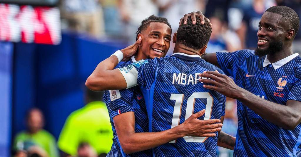 Michael Olise saat membela timnas Prancis di Piala Dunia 2026.