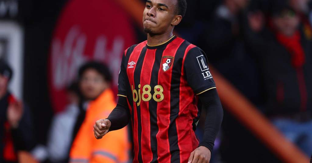 Eli Junior Kroupi saat membela Bournemouth di kompetisi Premier League.
