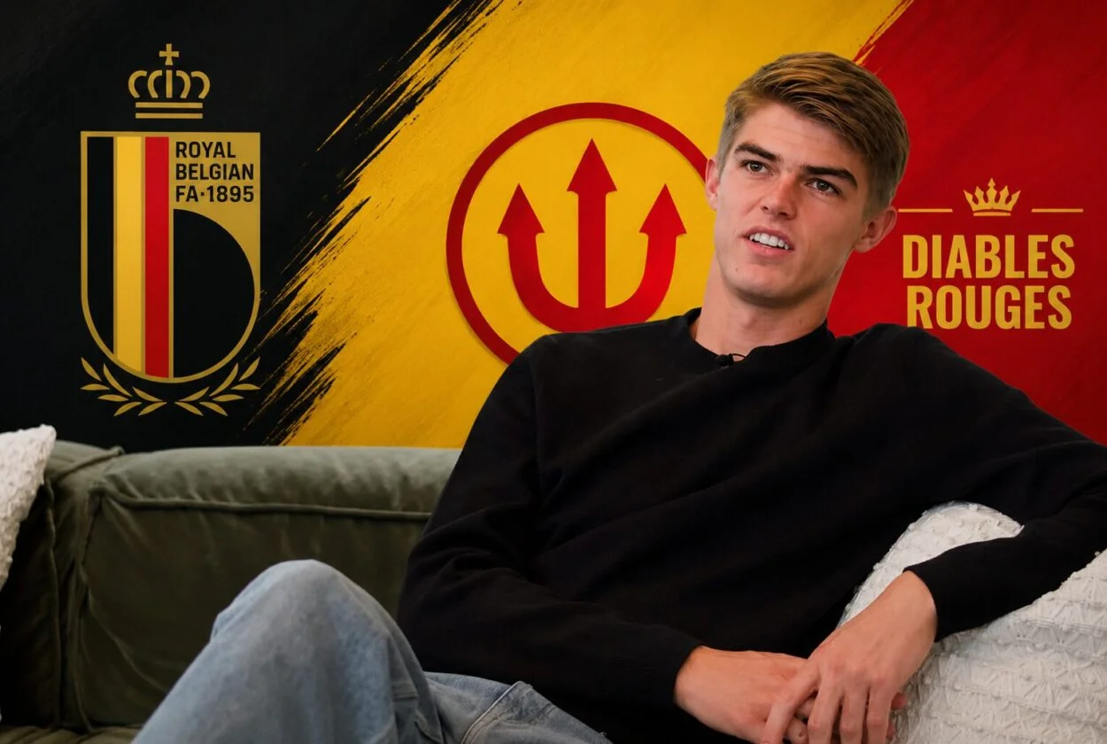 Penyerang Atalanta Charles De Ketelaere saat menguasai bola di pertandingan Serie A