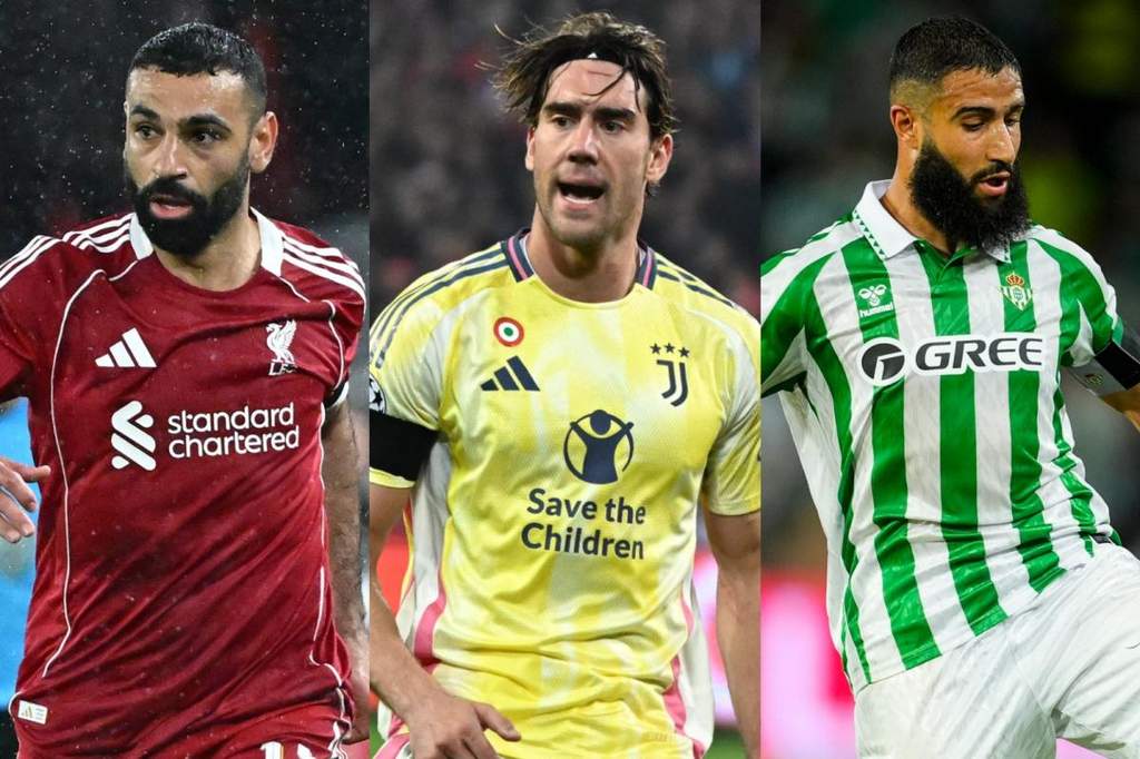 Mohamed Salah dan Dusan Vlahovic dalam bursa transfer pemain bebas