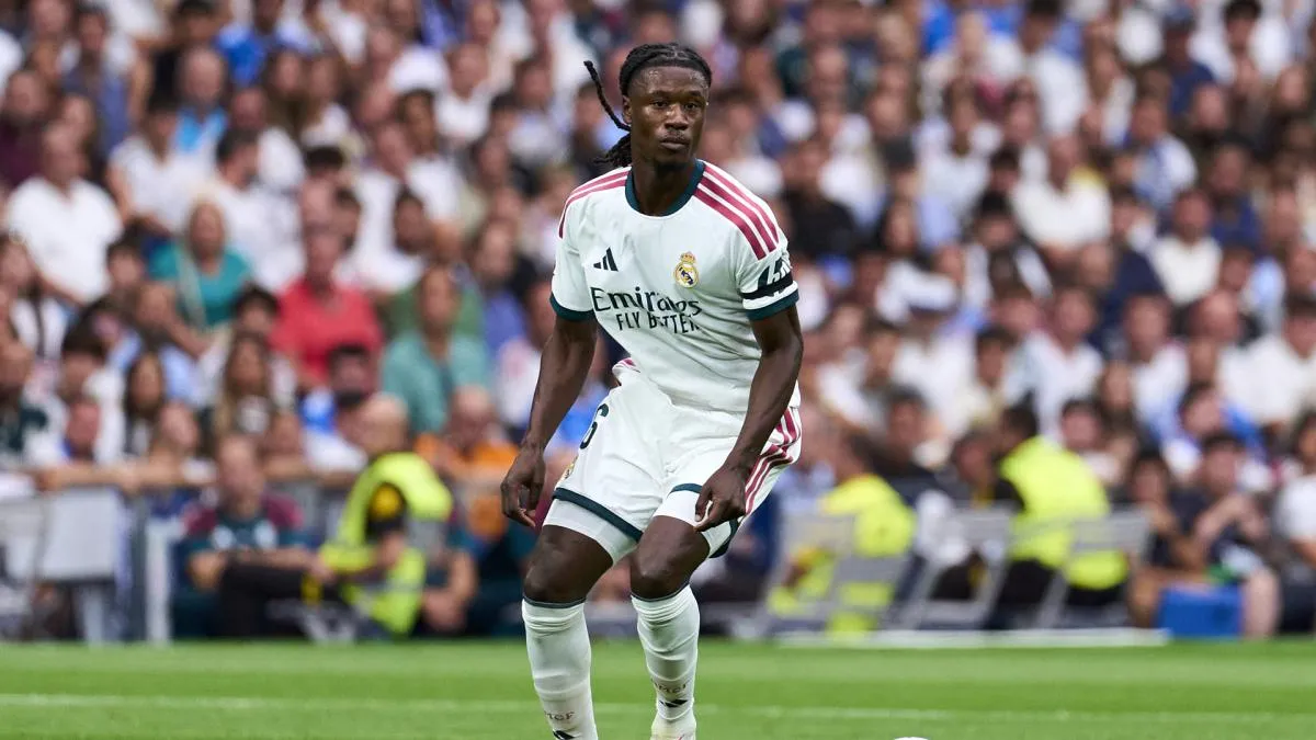Eduardo Camavinga gelandang Real Madrid dan Timnas Prancis tengah menghadapi tekanan musim ini