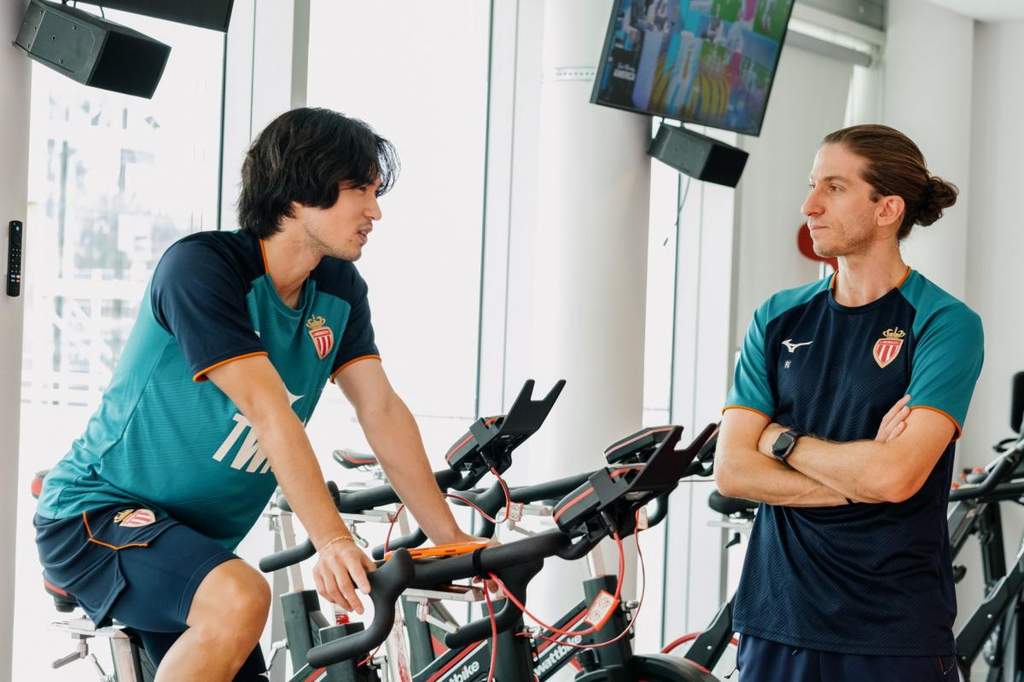 Filipe Luis memimpin sesi latihan perdana bersama skuad AS Monaco.