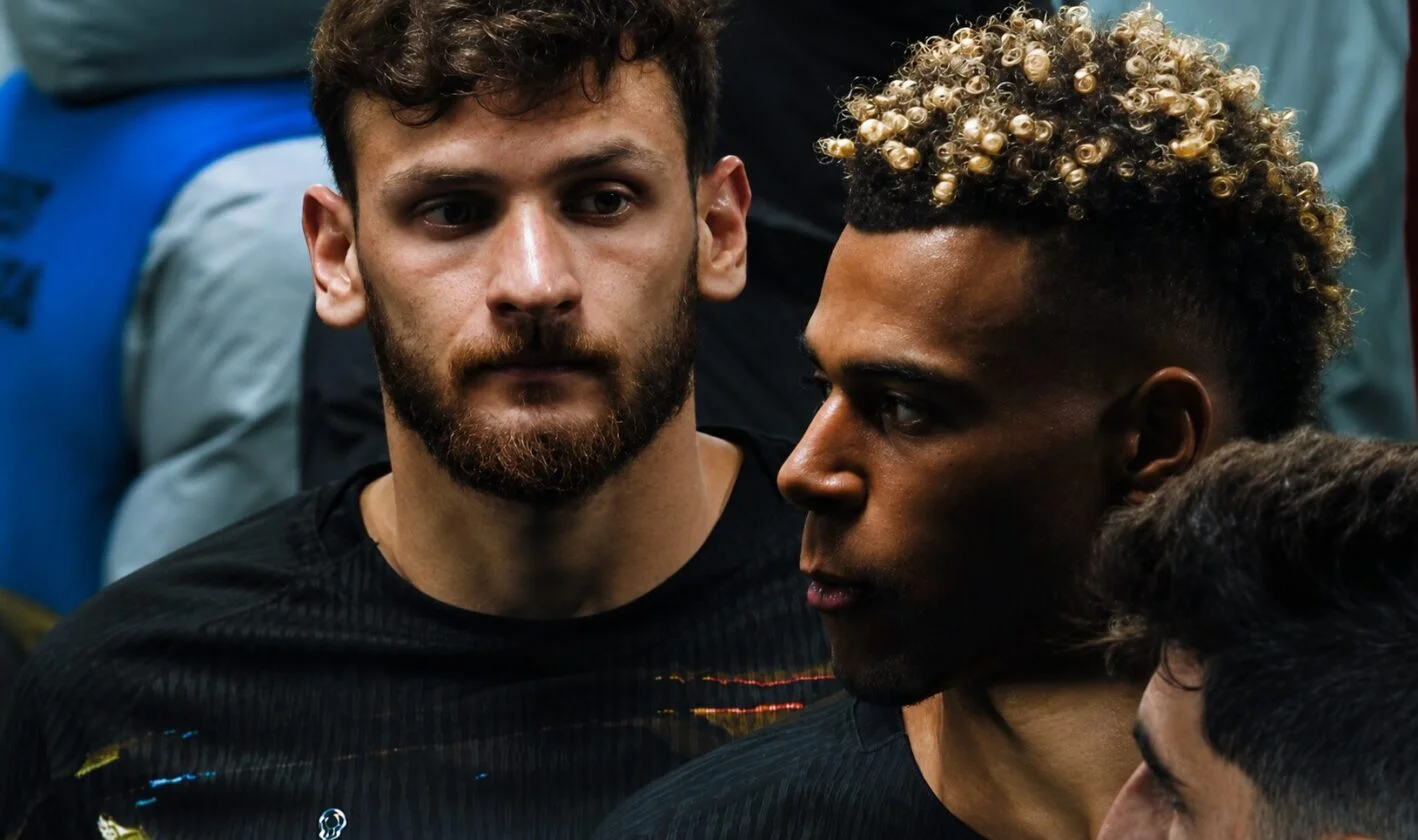 Khvicha Kvaratskhelia dan Desire Doue berlatih bersama PSG