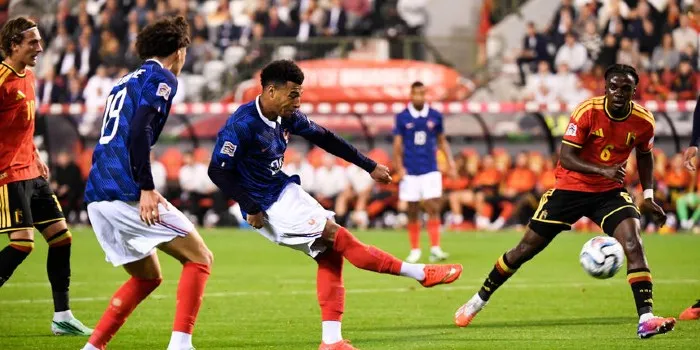 Ousmane Dembele dan Desire Doue tampil untuk Prancis melawan Italia di Ligue Nations