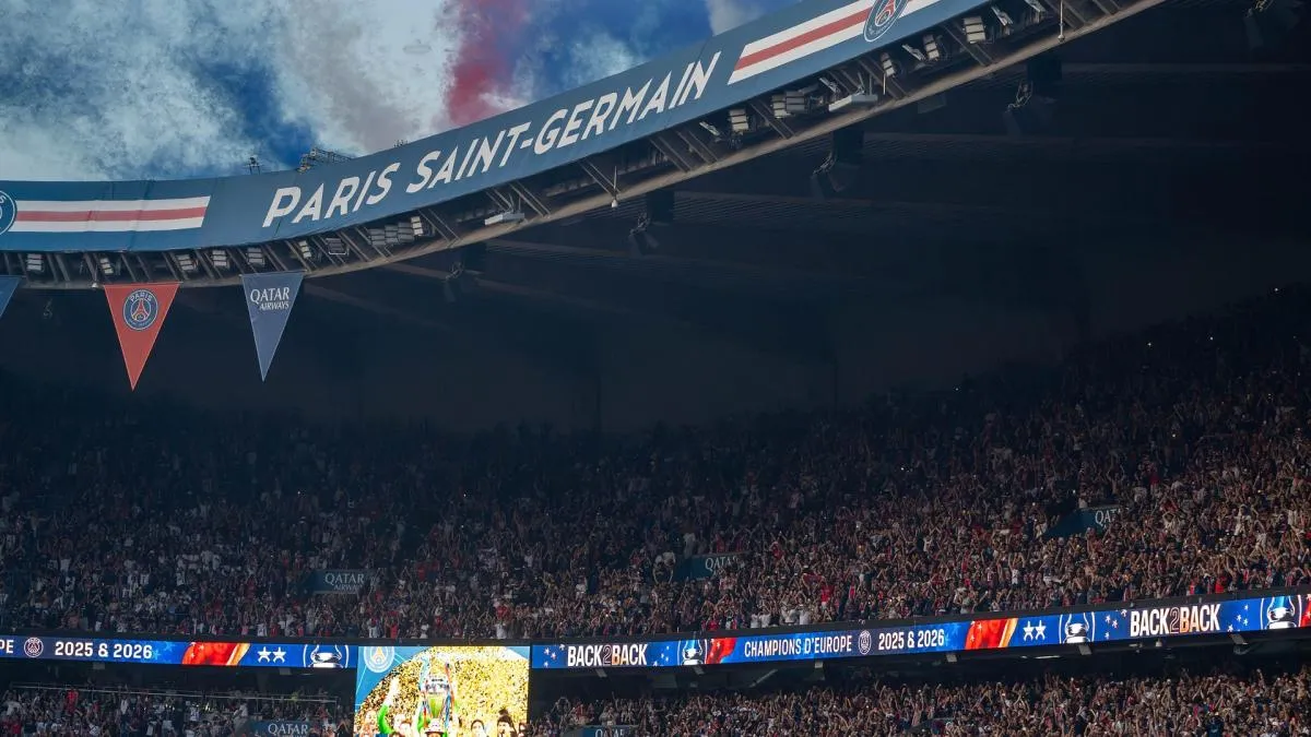 Parc des Princes saat laga PSG melawan Slovan Bratislava di Liga Champions