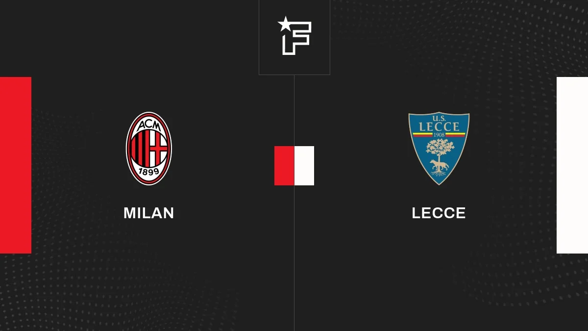 Pemain Milan merayakan gol ke gawang Lecce di Stadio Giuseppe Meazza