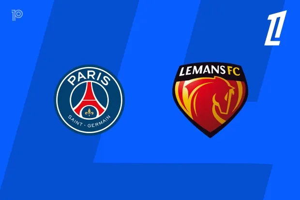 Pemain PSG bersiap menghadapi Le Mans di Parc des Princes pada laga Ligue 1