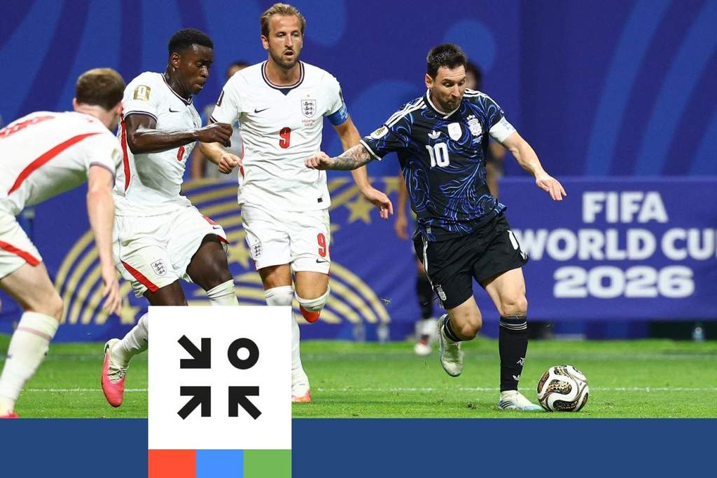 Lionel Messi melepaskan umpan diagonal akurat di Piala Dunia 2026.