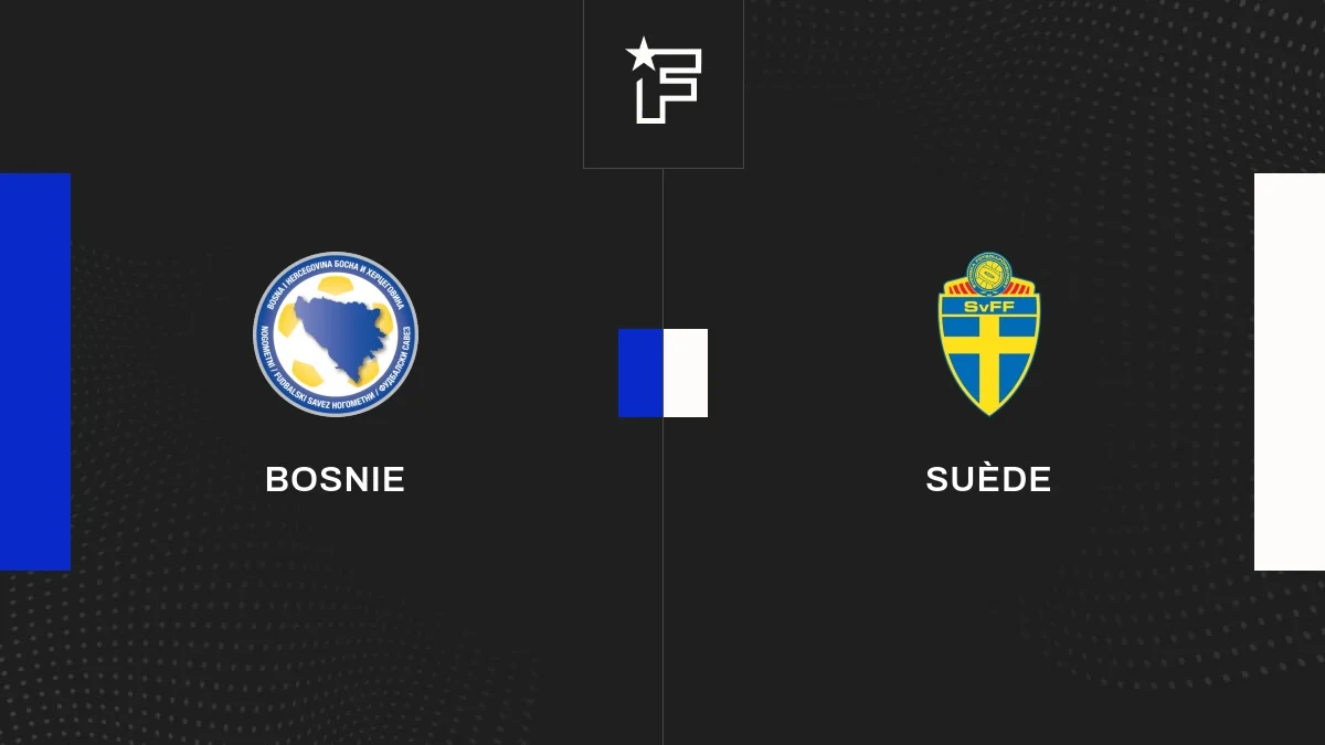 Viktor Gyokeres berduel dengan pemain Bosnia pada laga Ligue des Nations di Zenica