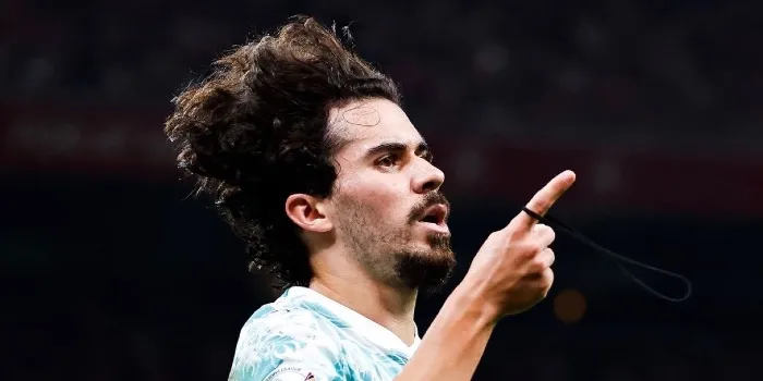 Vitinha mencetak gol perdana untuk timnas Portugal melawan Denmark di Ligue Nations