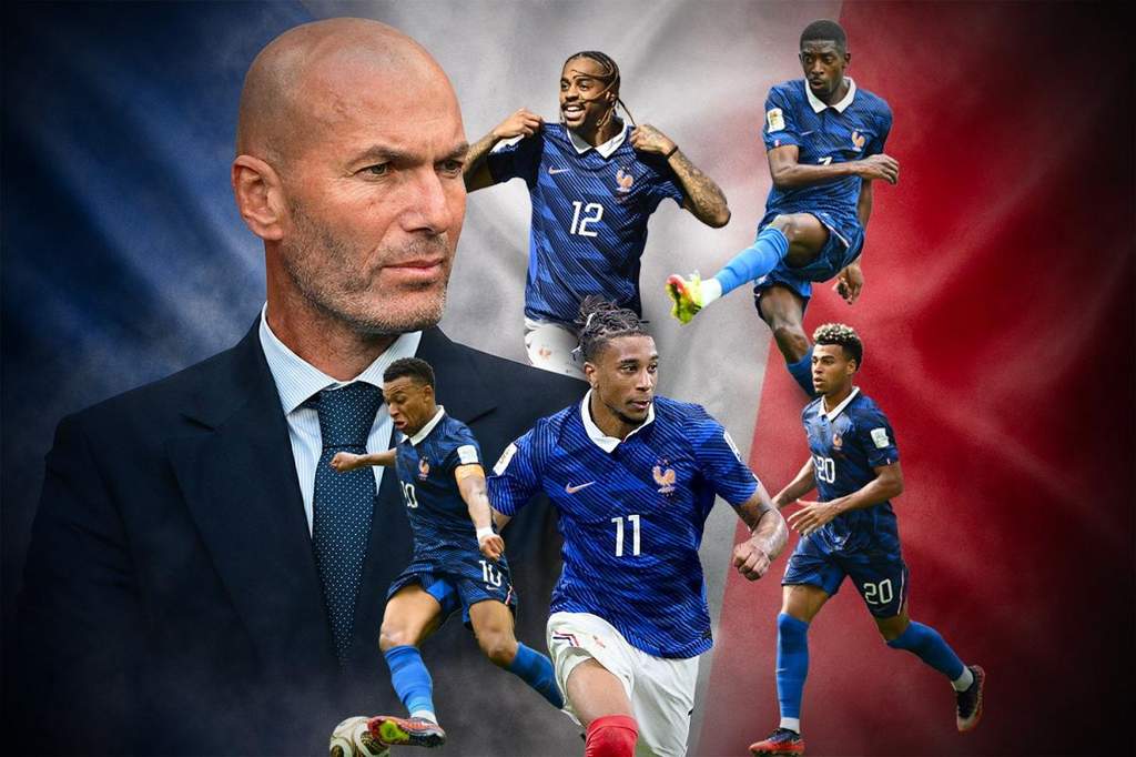Zinedine Zidane bersiap memimpin sesi latihan Timnas Prancis.